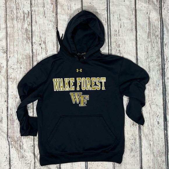Wake Forest Demon Deacons Under Armour Hoodie Pullover Sweatshirt - Picture 1 of 3